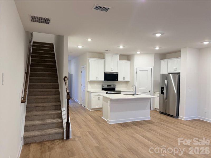 Furnished interior view inside a new home in Galloway Ridge, Charlotte (Image 9).