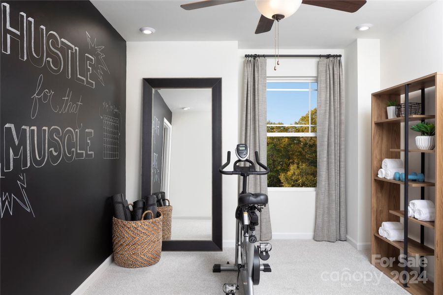 Representative Photo Bedroom 3/Exercise Room