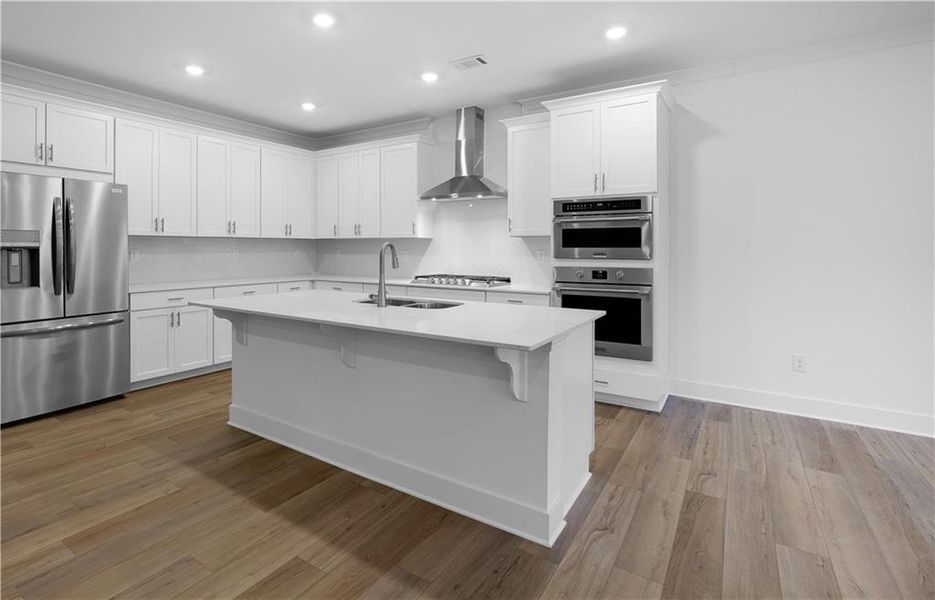 Furnished interior view inside a new home in Wellington Estates, Madison (Image 8).