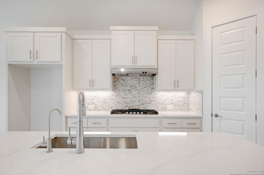 Furnished interior view inside a new home in The Grove at Vintage Oaks, New Braunfels (Image 7).