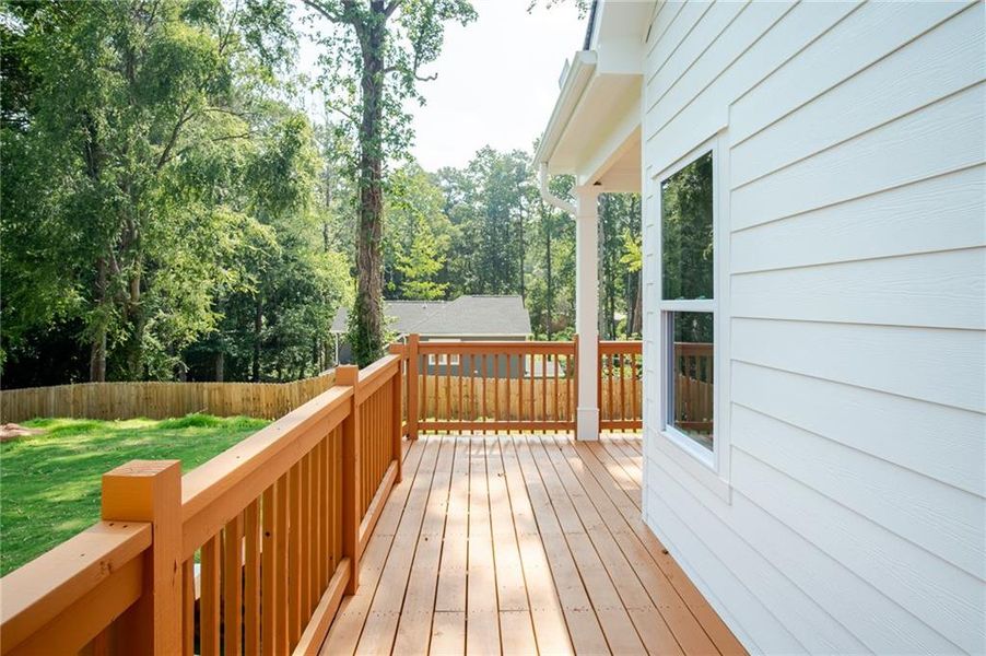 Exterior details and patio area of a home in , Stockbridge (Image 18).