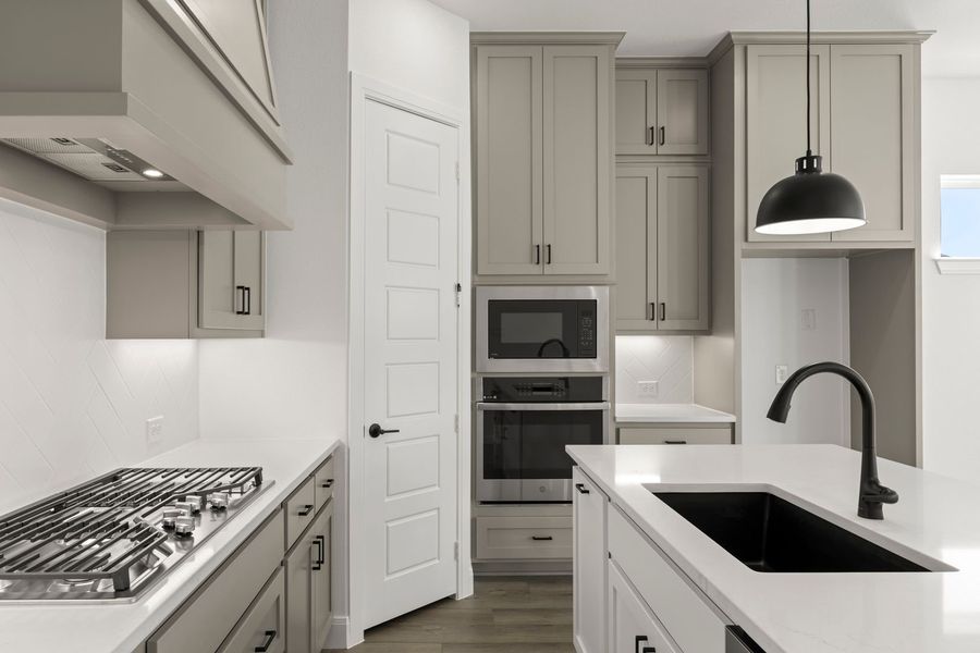 Close-up of interior finishes inside a home in West Crossing, Anna (Image 11).