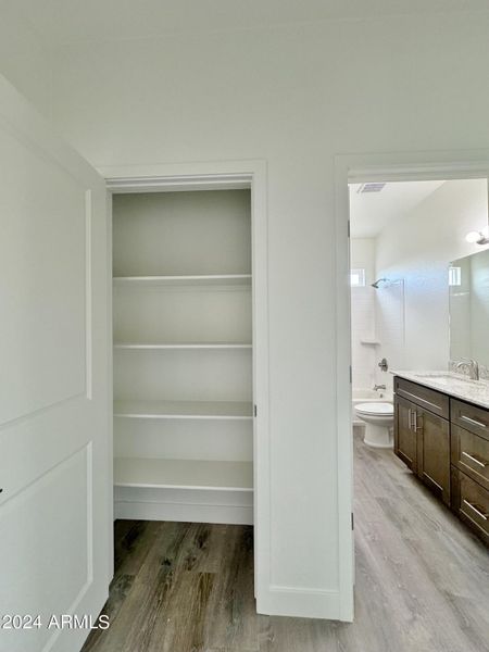 Hall linen/storage closet