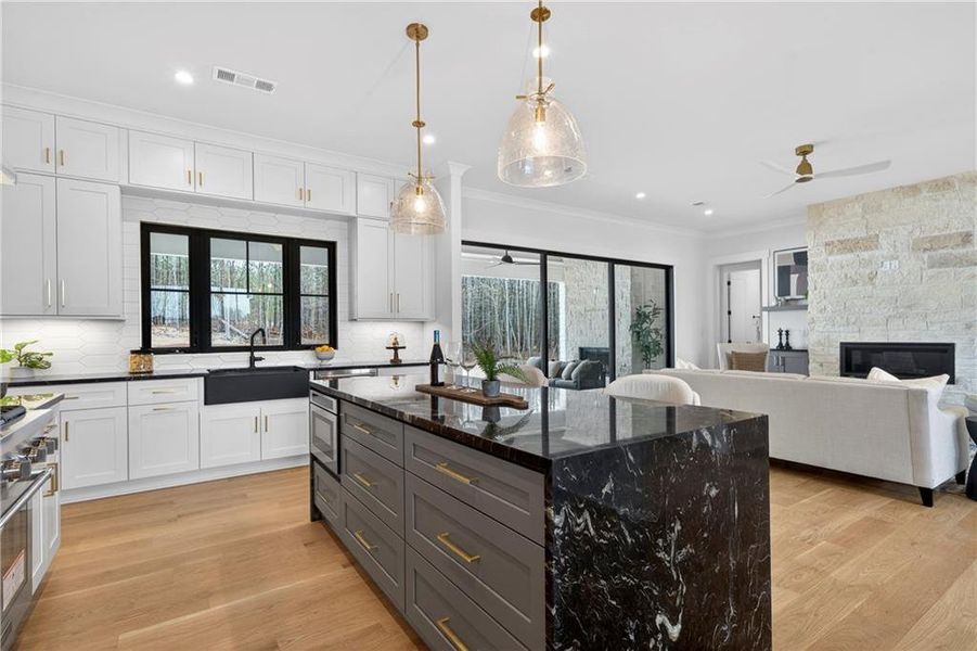 Furnished interior view inside a new home in , White Plains (Image 51).