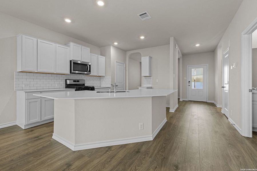 Furnished interior view inside a new home in Redbird Ranch, San Antonio (Image 6).
