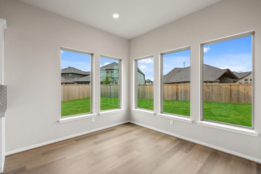Spacious, unfurnished interior of a new home in Bridgeland, Cypress (Image 25).