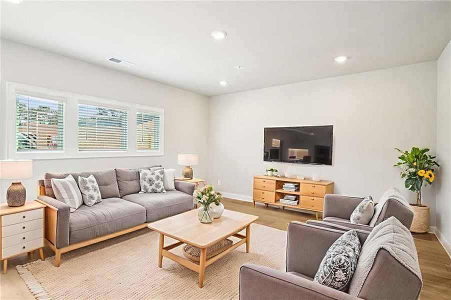 Furnished interior view inside a new home in Hemingway - Highland Series, Cumming (Image 10).