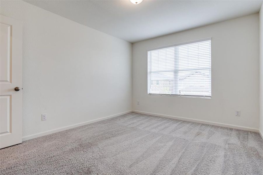 Empty room featuring carpet floors