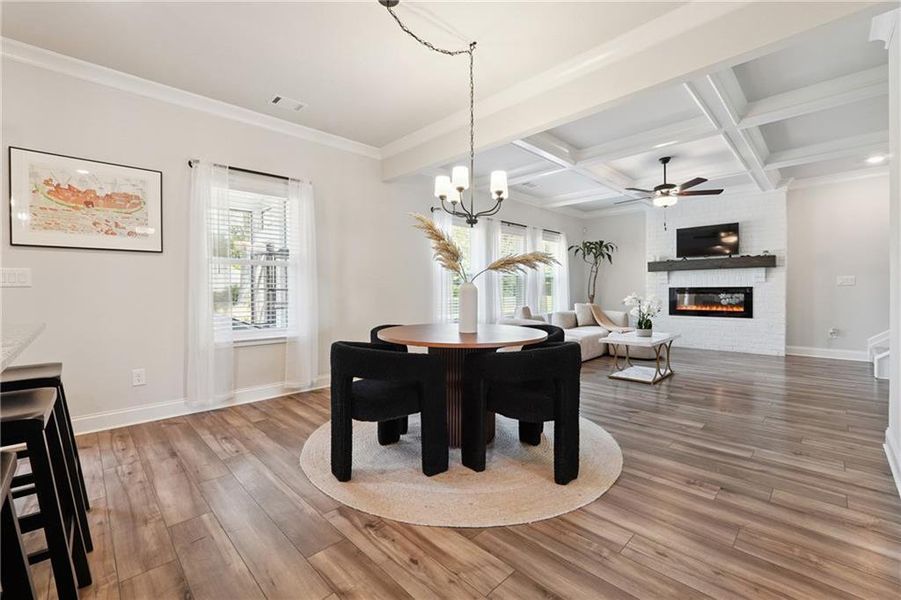 Furnished interior view inside a new home in Westgate Estates, Loganville (Image 12).