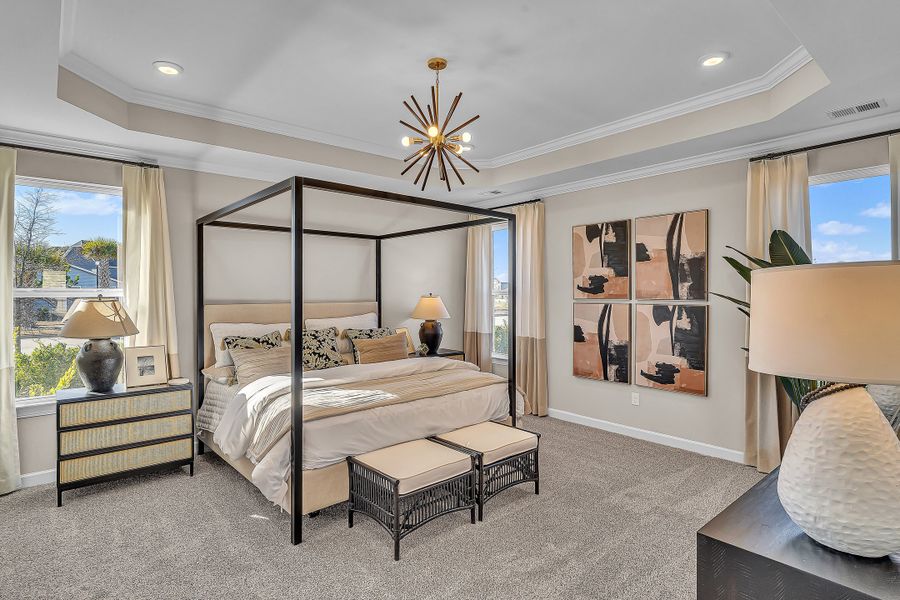 Furnished interior view inside a new home in Bridgewater - Shorehaven Village, Little River (Image 6).