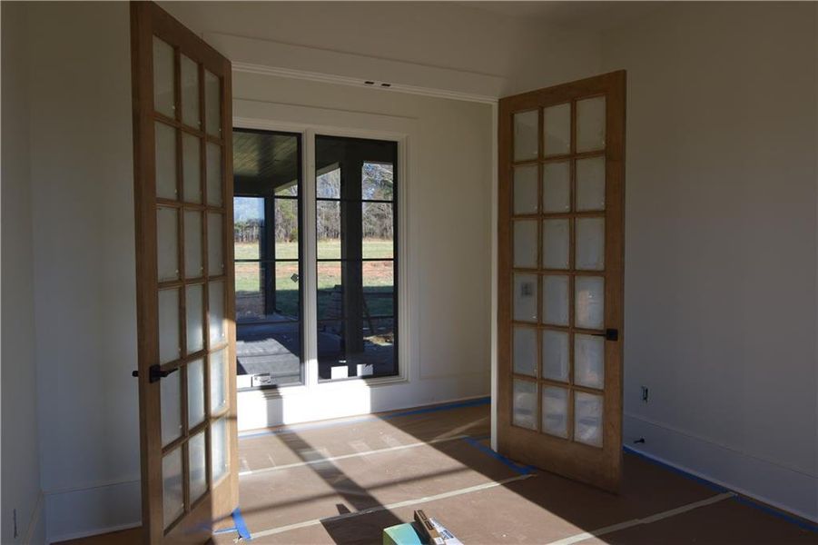 In-progress construction of a new home in , Bishop, GA (Image 29).