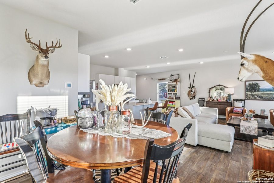Furnished interior view inside a new home in The Links at River Bend, Floresville (Image 16). Furnished interior view inside a new home in The Links at River Bend, Floresville (Image 16).