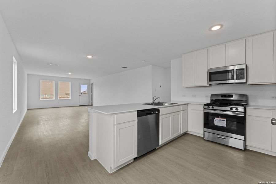 Furnished interior view inside a new home in Randolph Crossing, Converse (Image 7).