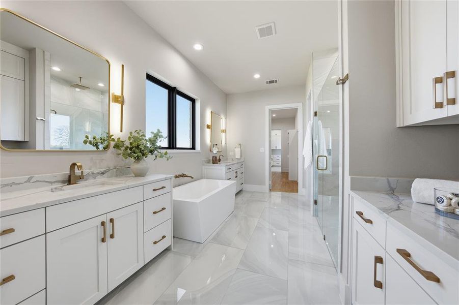 Furnished interior view inside a new home in , Gun Barrel City (Image 8). Furnished interior view inside a new home in , Gun Barrel City (Image 8).