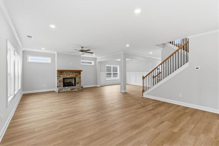 Spacious, unfurnished interior of a new home in , Dallas (Image 38). Spacious, unfurnished interior of a new home in , Dallas (Image 38).