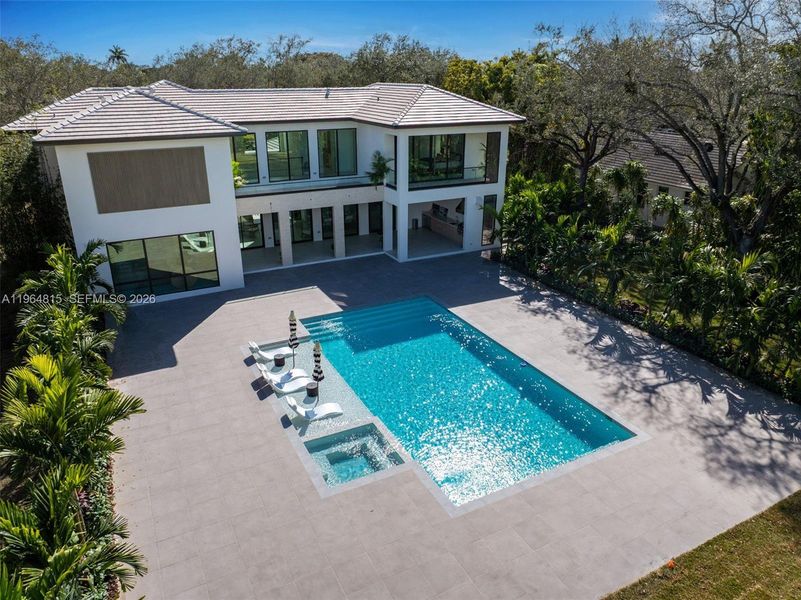 Exterior details and patio area of a home in , Miami (Image 4). Exterior details and patio area of a home in , Miami (Image 4).