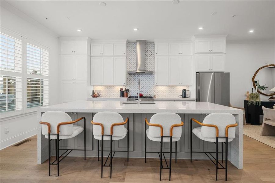 Furnished interior view inside a new home in , Alpharetta (Image 9).