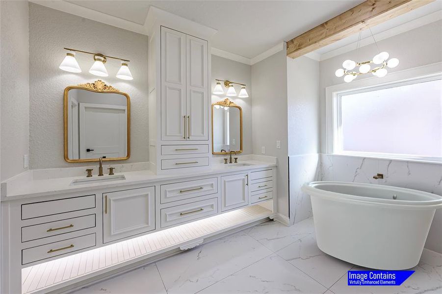 Furnished interior view inside a new home in , Bullard (Image 11).