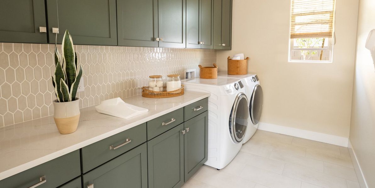 Furnished interior view inside a new home in Overlook at The Dells, Prescott (Image 32).