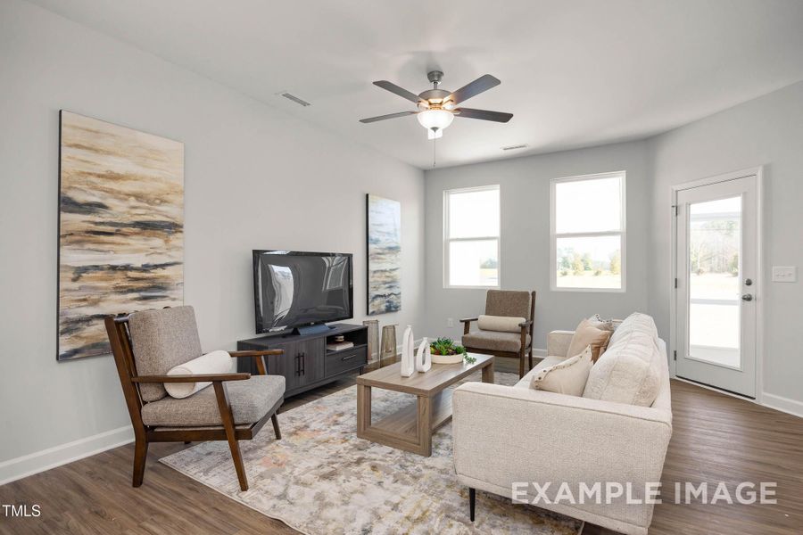 Furnished interior view inside a new home in Springvale, Fuquay Varina (Image 17). Furnished interior view inside a new home in Springvale, Fuquay Varina (Image 17).