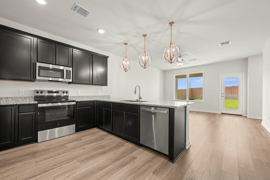 Furnished interior view inside a new home in The Reserve at Turnbo Ranch, Killeen (Image 5).