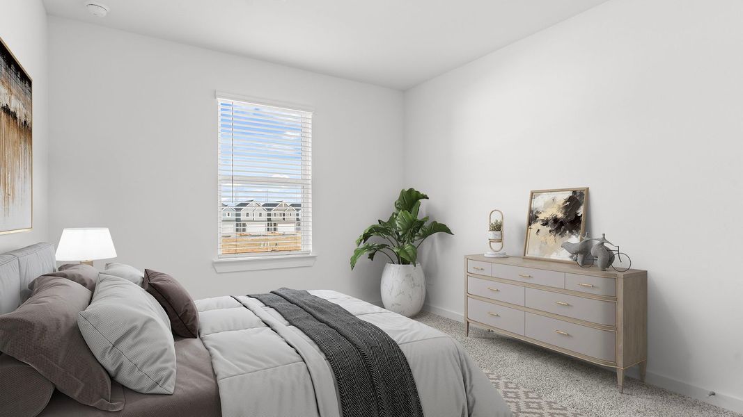 Furnished interior view inside a new home in Villarosa at Tamarron, Katy (Image 16).