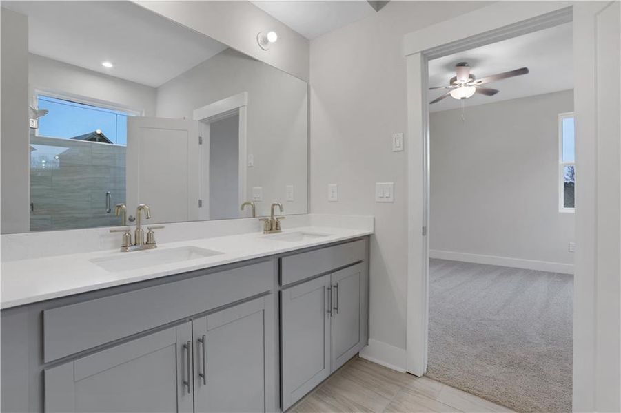 Furnished interior view inside a new home in Cambridge at Steels Bridge, Canton (Image 11).