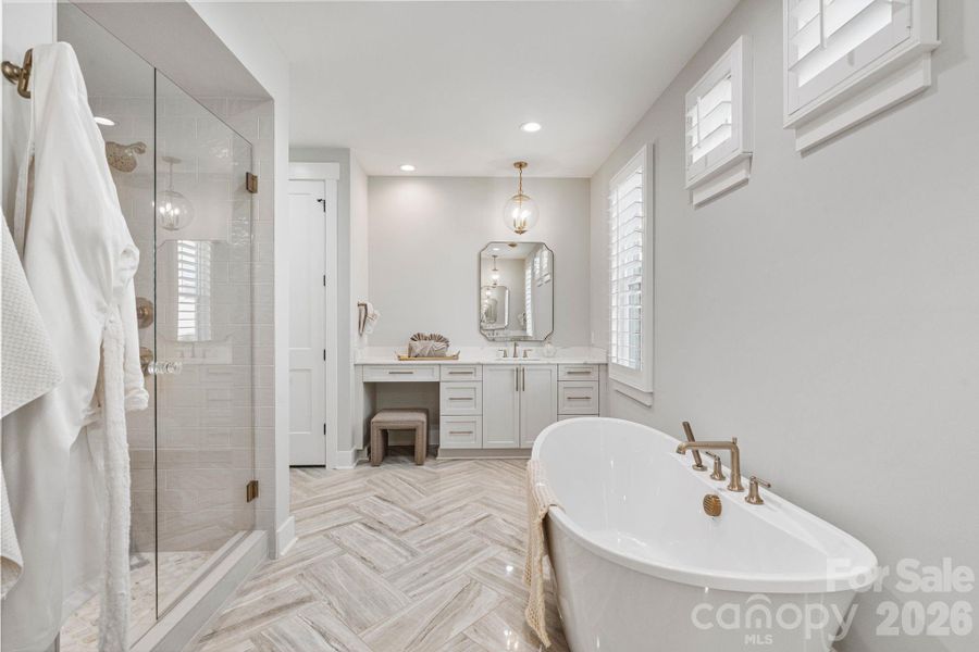 Furnished interior view inside a new home in , Fort Mill (Image 11).