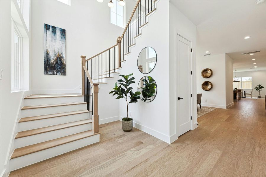 Furnished interior view inside a new home in , Houston (Image 10).