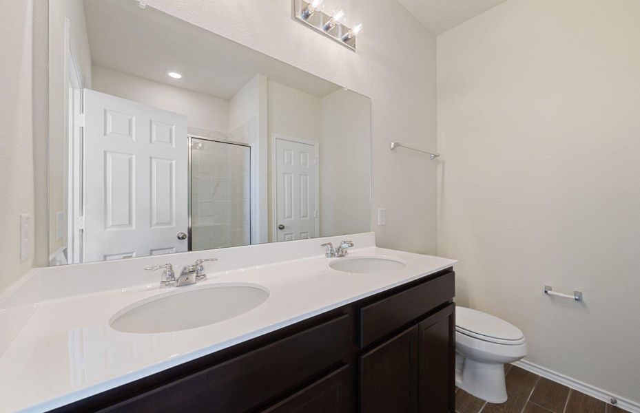 Furnished interior view inside a new home in Sunfield, Buda (Image 5). Furnished interior view inside a new home in Sunfield, Buda (Image 5).