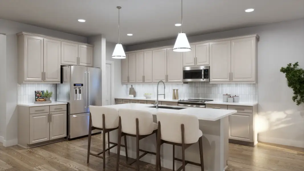Furnished interior view inside a new home in Parkton Square, Kyle (Image 6).