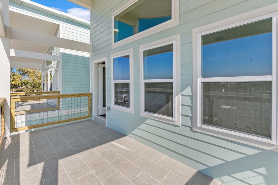 Exterior details and patio area of a home in , Matagorda (Image 16). Exterior details and patio area of a home in , Matagorda (Image 16).