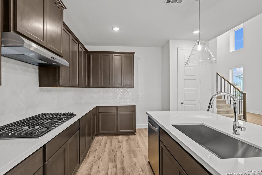 Furnished interior view inside a new home in Veramendi, New Braunfels (Image 8).