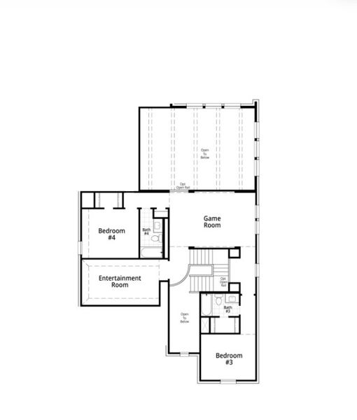 2D floor plan layout of this home in Landmark, Denton, TX (Image 4). 2D floor plan layout of this home in Landmark, Denton, TX (Image 4).