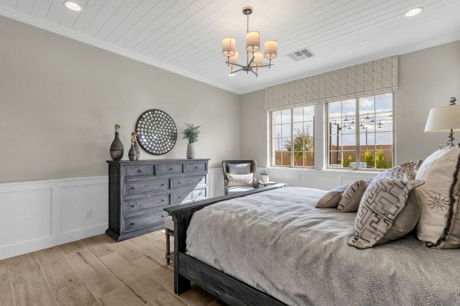 Representative furnished interior of a home built from the Residence Six by Blandford Homes in Earnhardt Ranch, Chandler (Image 10).