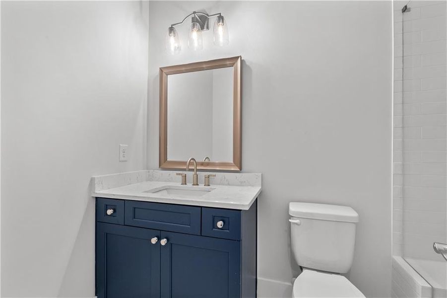 Furnished interior view inside a new home in Crossroads, Alpharetta (Image 39).