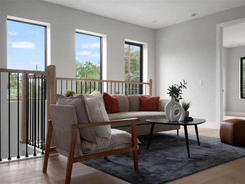 Furnished interior view inside a new home in , Orlando (Image 12).