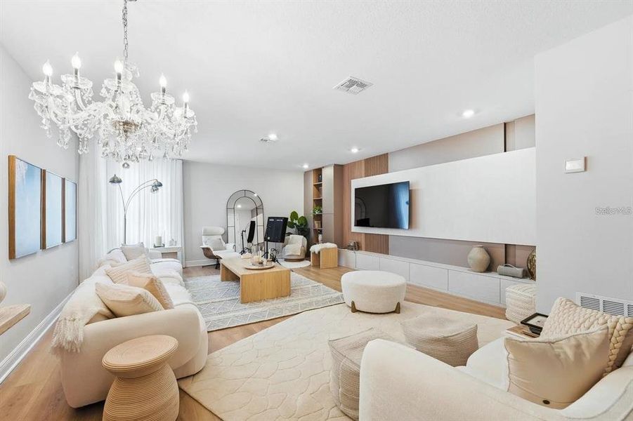 Furnished interior view inside a new home in Bella Collina, Montverde (Image 15).