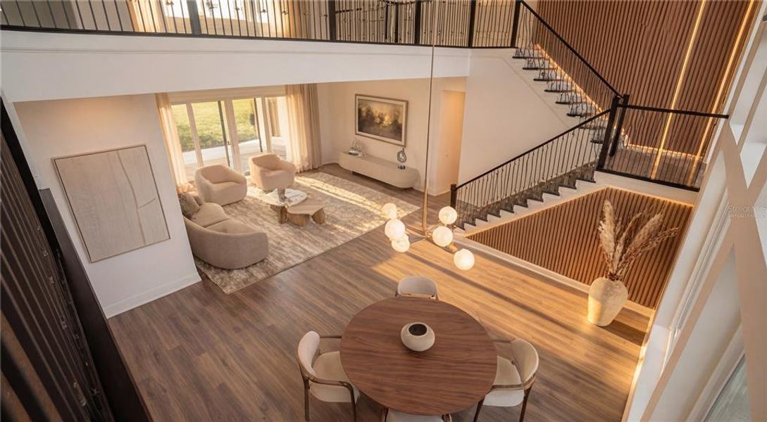Furnished interior view inside a new home in , Montverde (Image 46).