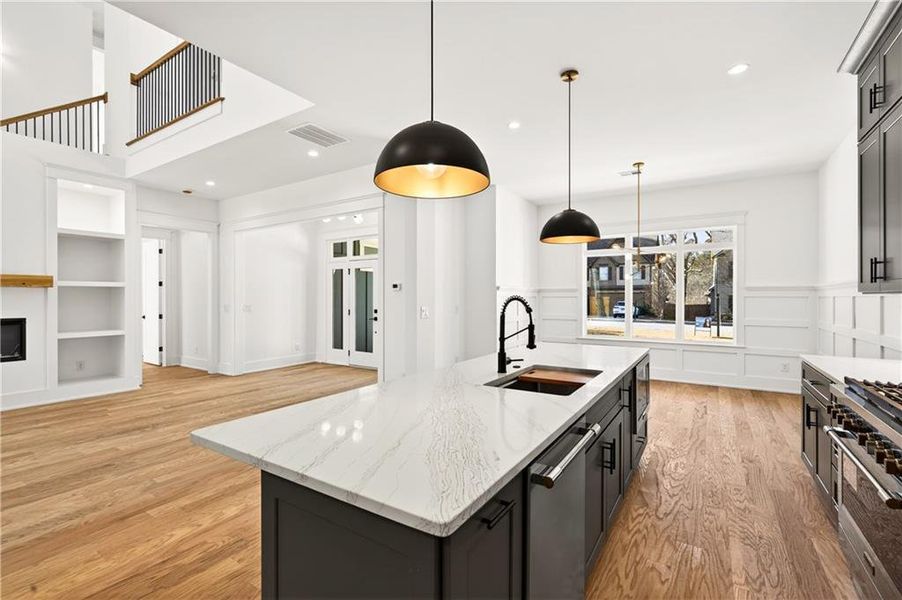 Furnished interior view inside a new home in , Clarkston (Image 9).