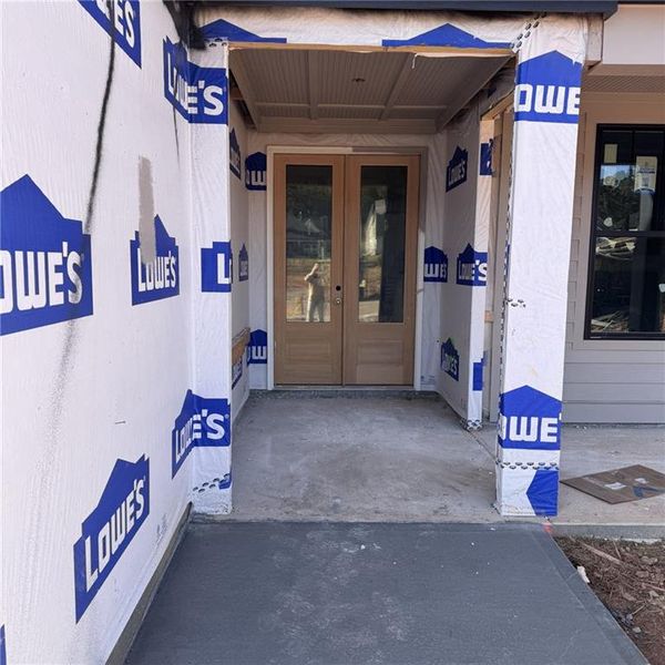 In-progress construction of a new home in , Greensboro, GA (Image 8).
