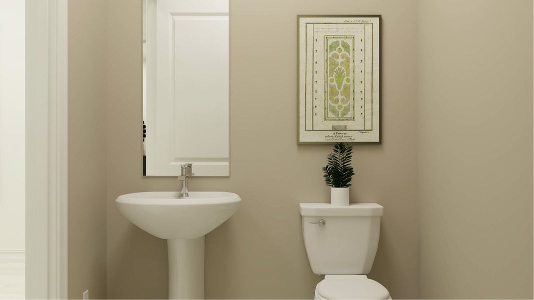 Solstice powder room