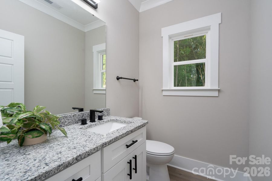 Furnished interior view inside a new home in , Albemarle (Image 9).