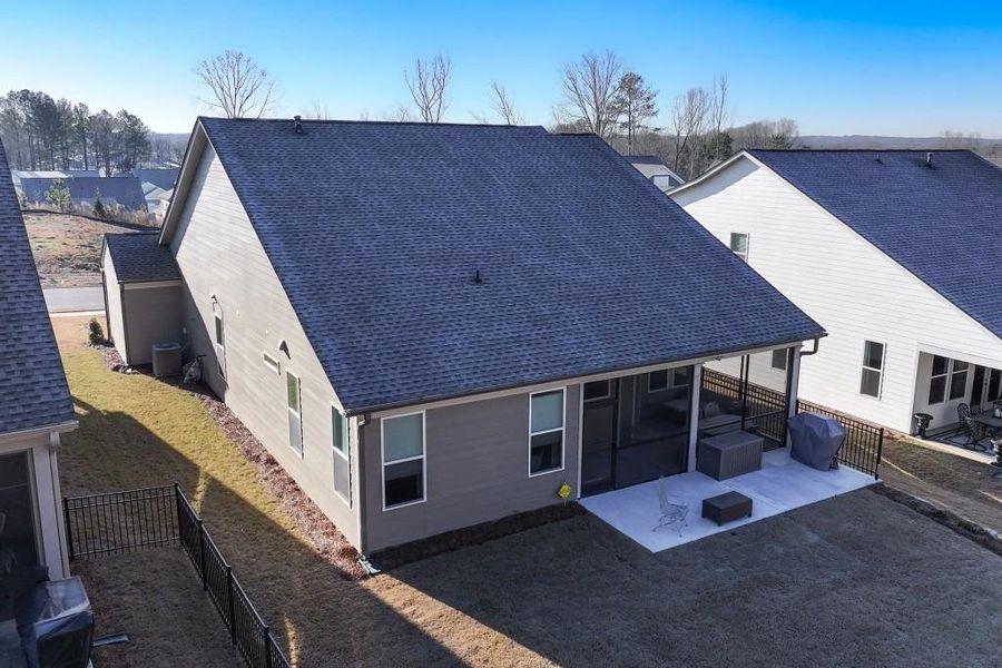 Exterior details and patio area of a home in , Hoschton (Image 3).