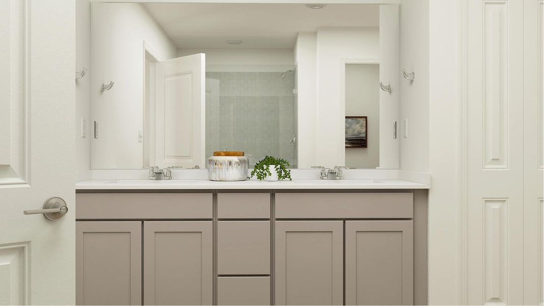 Furnished interior view inside a new home in Glynlea Country Club: The Pinehurst Collection, Port St. Lucie (Image 7).