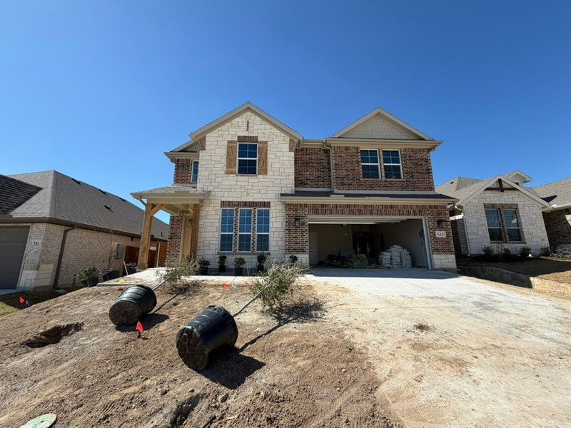 In-progress construction of a new home in Waterford Park, Weatherford, TX (Image 13).