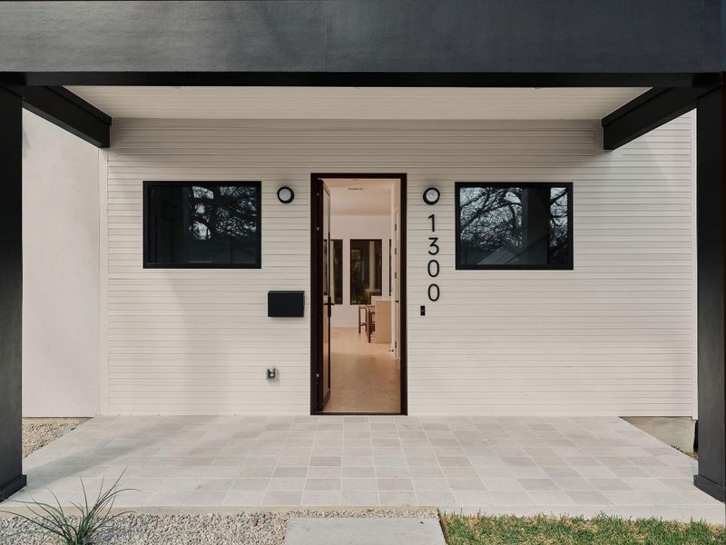 Entrance to property