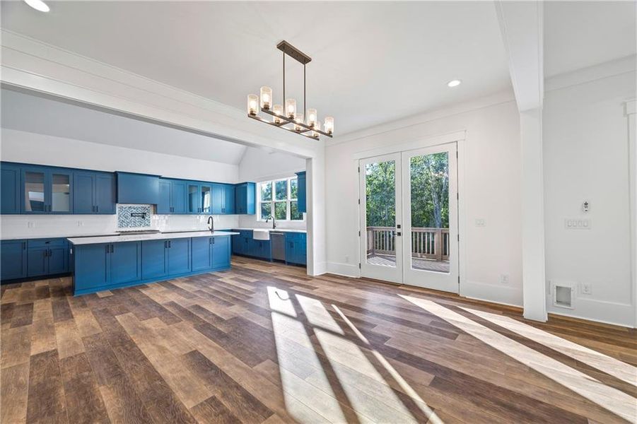 Furnished interior view inside a new home in , Flowery Branch (Image 5).