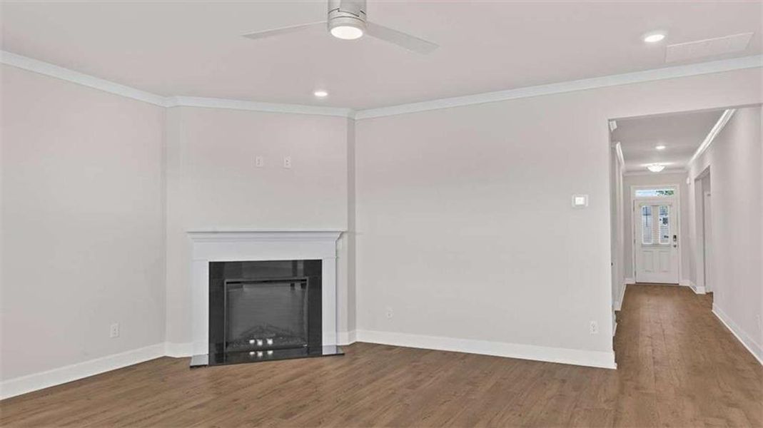 Spacious, unfurnished interior of a new home in Kingston Ranch at Lake Oconee, Buckhead (Image 21).