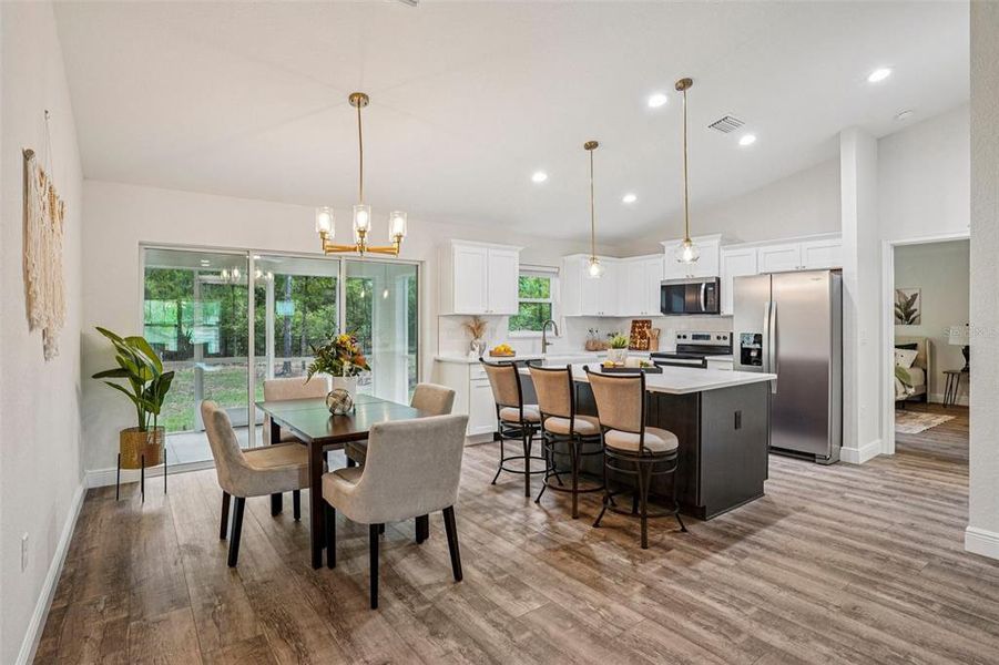 Furnished interior view inside a new home in , Citrus Springs (Image 11).